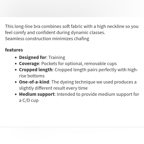 Lululemon Ebb to Street Bra * Wash - 4 - Picture 6 of 11